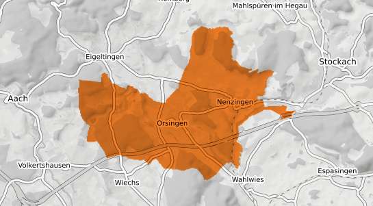 Mietspiegelkarte Orsingen Nenzingen